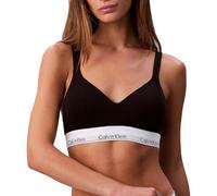Calvin Klein Sujetador Bralette Mujer Lift con Logotipo en la Cintura, Negro (Black), S