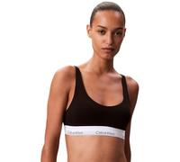Calvin Klein Sujetador Bralette Mujer Lightly Lined con Logotipo en la Cintura, Negro (Black), XS