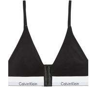 Calvin Klein Sujetador Bralette Mujer Lightly Lined Triangle con Escote Profundo, Negro (Black), XS