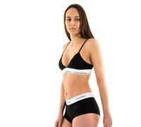 Calvin Klein Sujetador Bralette Mujer Triangle Relleno extraíble, Negro (Black), XL
