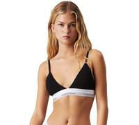 Calvin Klein Sujetador Bralette Mujer Triangle Relleno extraíble, Negro (Black), XS