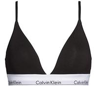 Calvin Klein Sujetador Bralette Mujer Triangle Relleno extraíble, Negro (Black), XS