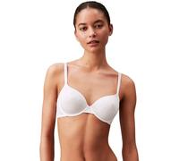 Calvin Klein Sujetador de Media Copa Lightly Lined Elástico, Blanco (White), 75B