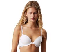 Calvin Klein Sujetador de Media Copa Lightly Lined Elástico, Blanco (White), 85B