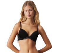 Calvin Klein Sujetador de Media Copa Mujer Lift elástico, Negro (Black), 70D