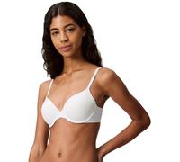Calvin Klein Sujetador Escotado Mujer Lightly Lined Ajustable, Blanco (White) 75B