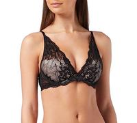 Calvin Klein Sujetador Escotado Mujer Lightly Lined Plunge Elástico, Negro (Black), 75B