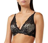 Calvin Klein Sujetador Escotado Mujer Lightly Lined Plunge Elástico, Negro (Black), 95B
