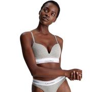 Calvin Klein Sujetador para Mujer Push-Up Plunge con Aros, Gris (Grey Heather), 75B