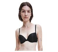Calvin Klein Sujetador para Mujer Push-Up Plunge con Aros, Negro (Black), 75D