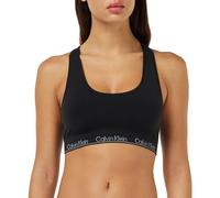 Calvin Klein Sujetador Tipo Bralette Mujer Racerback Bralette con Copas Preformadas, Negro (Black), XL