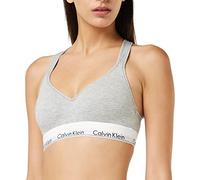 Calvin Klein Sujetador Tipo Bralette para Mujer Efecto Elevador Y Relleno, Multicolor (Grey Heather), XXL