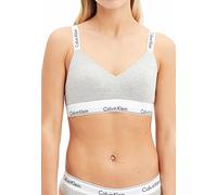 Calvin Klein Sujetador Tipo Bralette para Mujer Light Lined Copas Preformadas, Gris (Grey Heather), L
