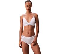 Calvin Klein Sujetador triangular mujer LV00QF8498 Acolchado ligero Logotipo en la cintura Blanco L