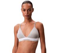 Calvin Klein Sujetador Triangular Mujer Lightly Lined con Logotipo en la Cintura, Gris (Grey Heather), S