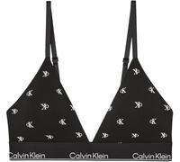 Calvin Klein Sujetador Triangular Mujer Lightly Lined con Logotipo en la Cintura, Negro (Diamond Logo Black), XS