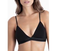 Calvin Klein Sujetador triangular - Tonal Logo Cotton. Negro 38 (M)