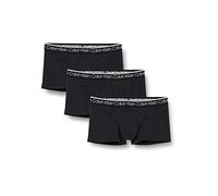 Calvin Klein Surge Low Rise Trunk 3Pk, Tronco de baja altura, Hombre, Negro (Black W/ Black Wb), S