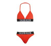 Calvin Klein Swimwear Bikini 'Intense Power' rojo anaranjado / negro / blanco 128-140 rojo anaranjado / negro / blanco