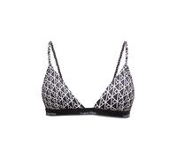 Calvin Klein Swimwear Top de bikini negro / blanco 75 negro / blanco