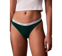 Calvin Klein Tanga Mujer String Thong Tejido elástico, Azul (Turf), S