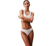 Calvin Klein Tanga Mujer Thong Ropa Interior, Blanco (White), L