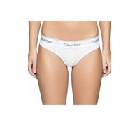 Calvin Klein Tanga Mujer Thong Ropa Interior, Blanco (White), S