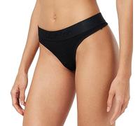 Calvin Klein Tanga Mujer Thong Ropa Interior, Negro (Black), L