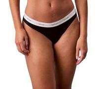 Calvin Klein Tanga Mujer Thong Ropa interior, Negro (Black), XL