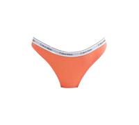 Calvin Klein Tanga para Mujer, 000QD5043E, Color Naranja (Coral Pop), Talla S, Naranja (Coral Pop), S