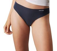 Calvin Klein Tangas Mujer Pack de 3 Thong Mid-Rise de algodón elástico, Multicolor (Plein Air/Grey Heather/Ink), XL
