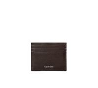 Calvin Klein Tarjetero Foil Emboss EW LV04D1060G para Hombre, Color marrón (CK marrón Oscuro), Talla única, Marrón (CK Dark Brown), Talla única
