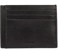 Calvin Klein Tarjetero Hombre Clean Essential Cardholder de Piel, Negro (CK Black Palmellato), Talla Única