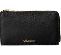 Calvin Klein Tarjetero LV04F1090G con Logotipo de Foil para Mujer, Color Negro (Negro/Coco Tostado), Talla única, Negro (Negro/Coco Tostado), Talla única