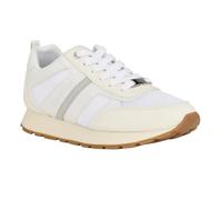Calvin Klein Tenis Carlla para Mujer, Blanco Beige Multi 144, 9 UK