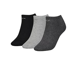 Calvin Klein Tenis para mujer, paquete de 3 unidades (paquete de 3), gris oscuro, Altoa única