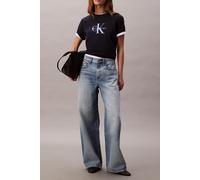 Calvin Klein The Wide Leg Rainy Blue Talla: W27 | Pantalones Anchos Outlet | Mujer | Azul