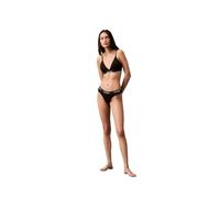 Calvin Klein Thong 0000F3786E Tangas, Negro (Black W. DTM WB), L para Mujer