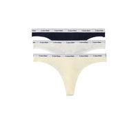 Calvin Klein Thong 3-pack Shoreline/snow Heather/pear Sorbe Talla: S | Calzoncillos Outlet | Mujer