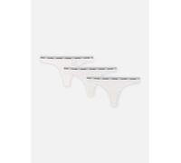 Calvin Klein Pack de 3 Braguitas Tipo Tanga para Mujer Modern Logo, Blanco (White/White/White), XS