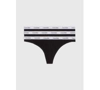 Calvin Klein Thong 3Pk 000QD5209E XS Negro