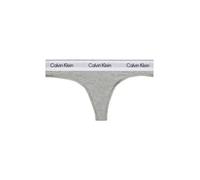 Calvin Klein Tanga Mujer String Thong Tejido elástico, Gris (Grey Heather), XS