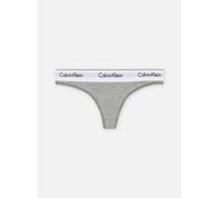 Calvin Klein Underwear Tanga gris moteado / negro / blanco, Talla L