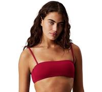 Calvin Klein Top Bikini Tipo Bandeau Mujer con Relleno extraíble