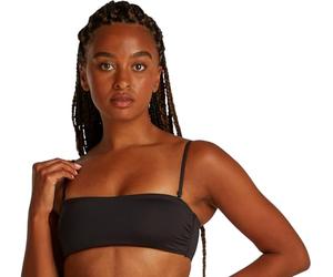 Calvin Klein Top Bikini Tipo Bandeau Mujer con Relleno extraíble, Negro (Pvh Black), XL