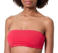 Calvin Klein Top Bikini Tipo Bandeau Mujer con Relleno extraíble, Rojo (Quaint Berry), S