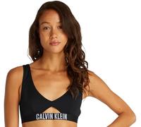 Calvin Klein Top de Bikini Mujer Bralette con Detalle Cut-out, Negro (Pvh Black), XL
