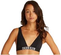 Calvin Klein Top de Bikini Mujer Bralette con Relleno extraíble, Negro (Pvh Black), L