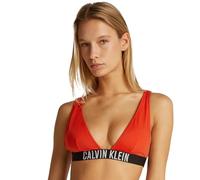 Calvin Klein Top de Bikini Mujer Bralette con Relleno extraíble, Rojo (Flaming Chili), M