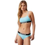 Calvin Klein Top de Bikini Mujer Bralette Nylon sin Aros, Azul (Blue Punch), S